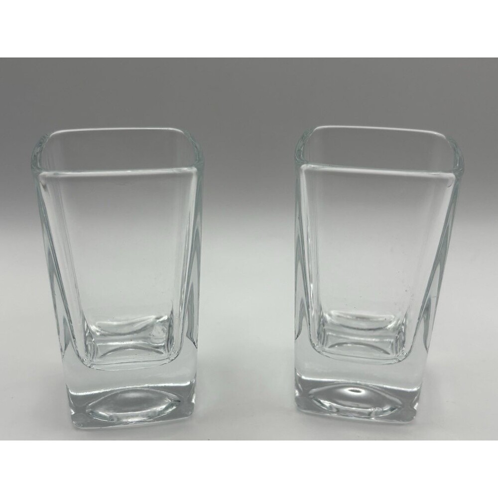 3” Square Glass Shot Glasses